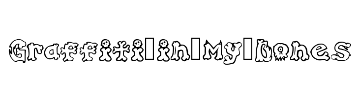 Graffiti_in_my_Bones Шрифта
