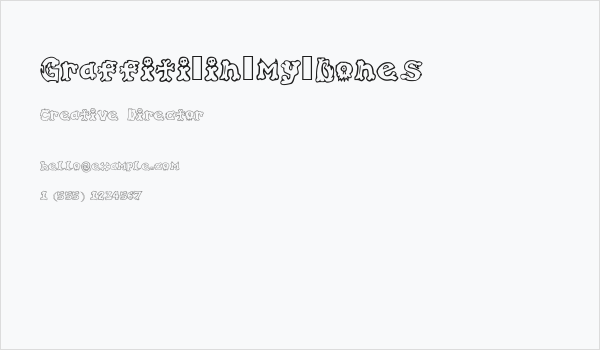 Graffiti_in_my_Bones Business Card