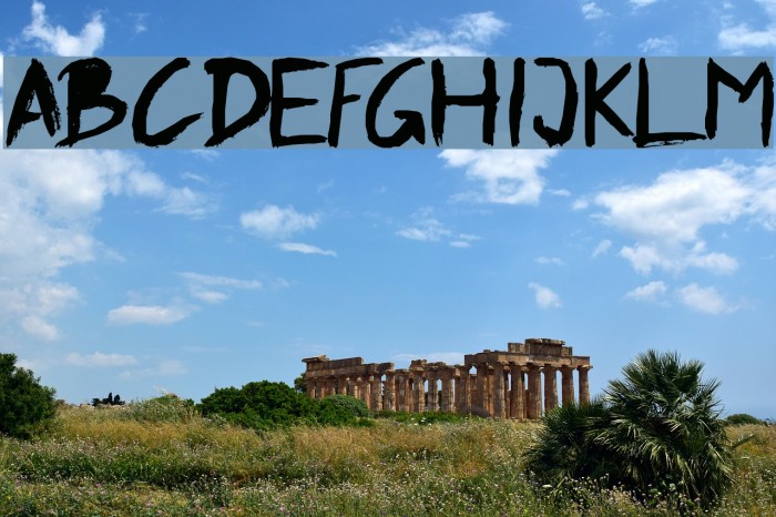 Graffito Font examples