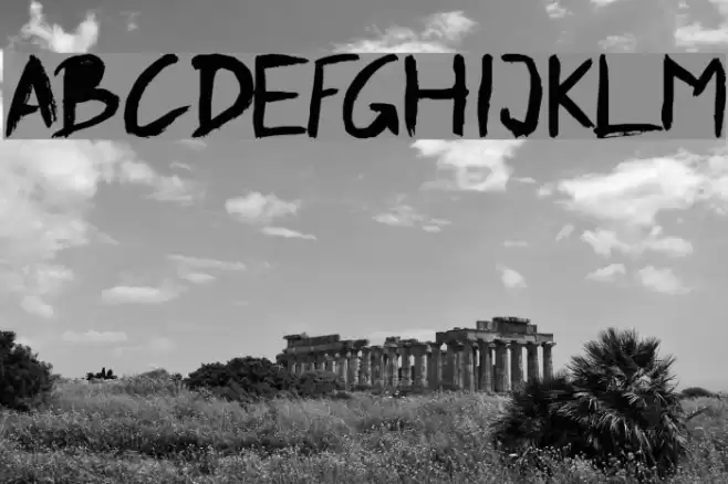 Graffito Font examples