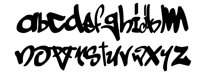 Graffogie Font LOWERCASE