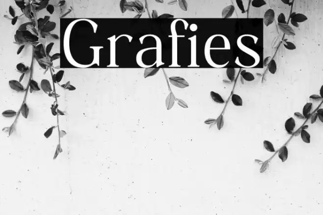 Grafies Font examples