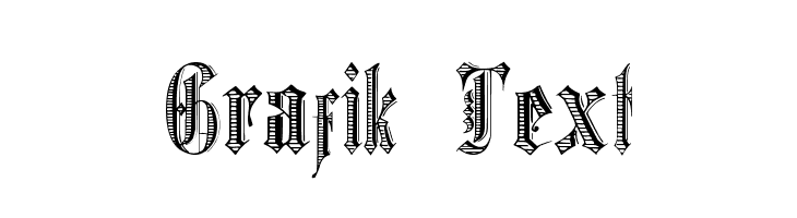 Grafik Text Font