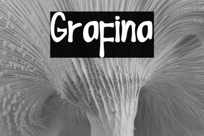 Grafina Font examples