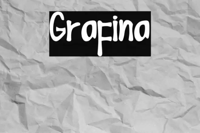 Grafina Font examples