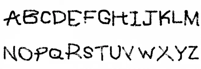 Grafipaint Schriftart Groß