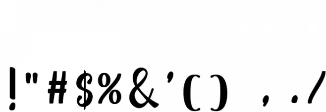 Grafiteg free Font OTHER CHARS