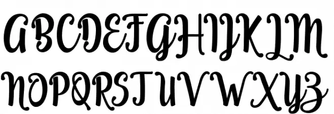Grafiteg free Font UPPERCASE