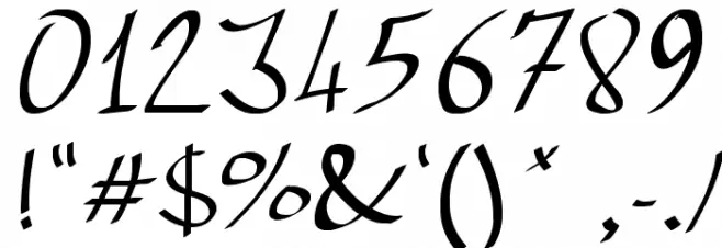 Grafitrk Font OTHER CHARS