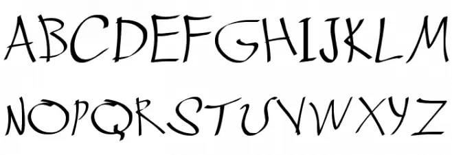 Grafitrk Font Litere mari