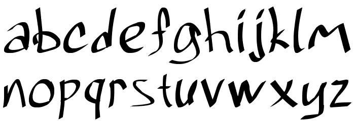 Grafitrk Font LOWERCASE