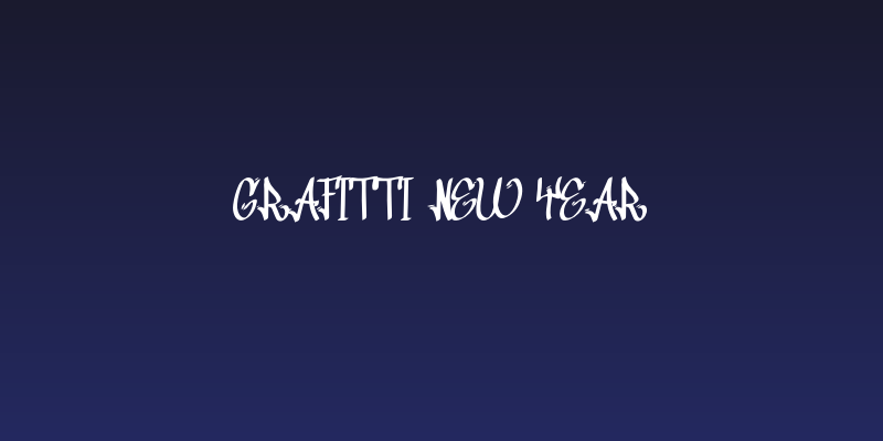 Grafitti New Year Social Header