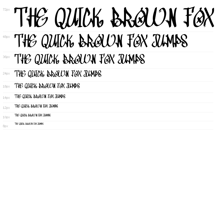 Grafitti New Year Waterfall