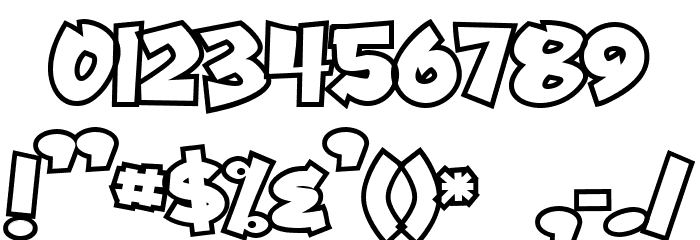 Grafitty Font OTHER CHARS