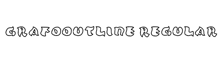 Grafooutline Regular  免费字体下载