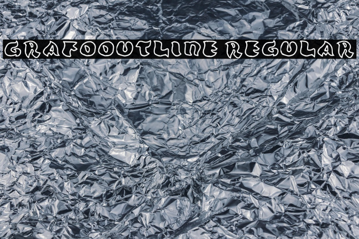Grafooutline Regular Example 1