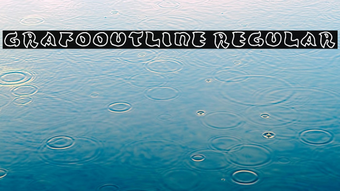 Grafooutline Regular Example 2