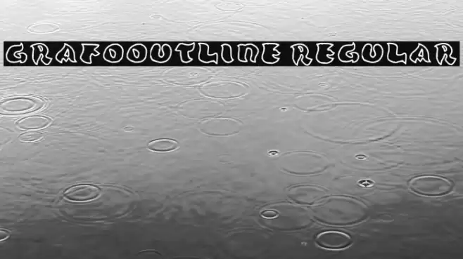 Grafooutline Regular Font examples