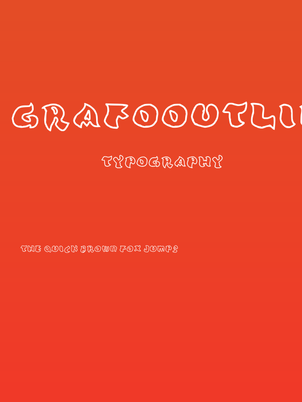 Grafooutline Regular Poster