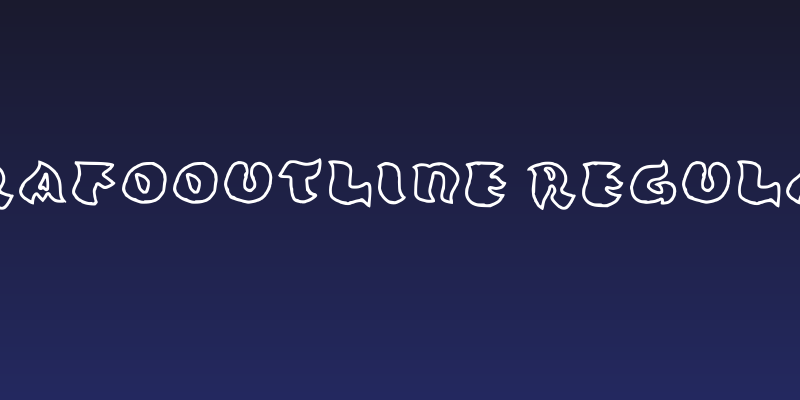 Grafooutline Regular Social Header