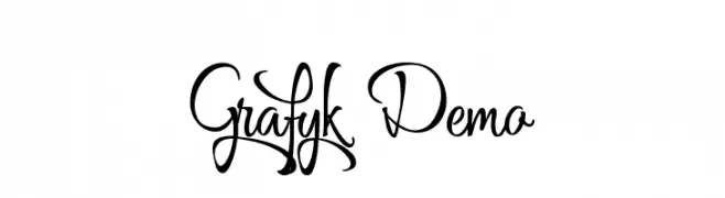 Grafyk Demo  नि: शुल्क फ़ॉन्ट्स डाउनलोड