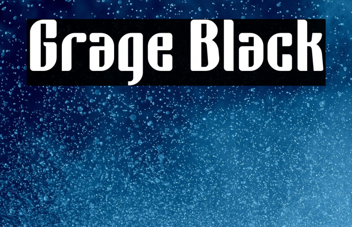 Grage Black Example 3