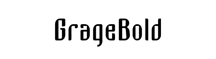 Grage Bold  免费字体下载
