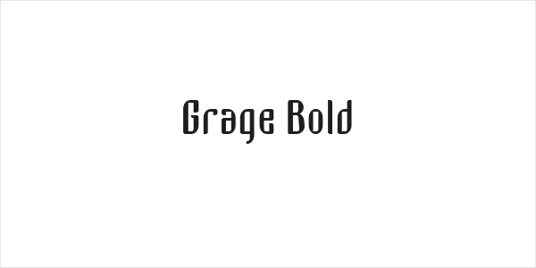 Grage Bold Logo