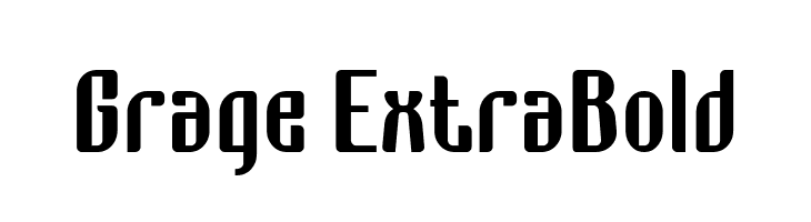 Grage ExtraBold  Fuentes Gratis Descargar