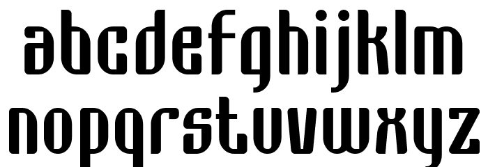 Grage ExtraBold Font LOWERCASE