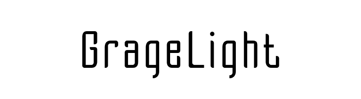 Grage Light  नि: शुल्क फ़ॉन्ट्स डाउनलोड