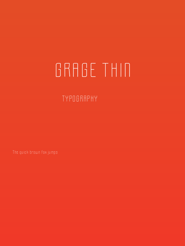 Grage Thin Poster