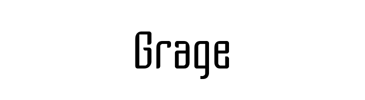 Grage  Frei Schriftart Herunterladen