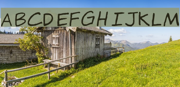 Gragsie Font examples