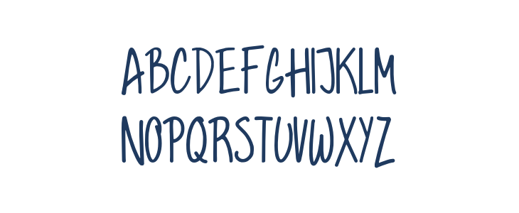 GrahamHand Lowercase