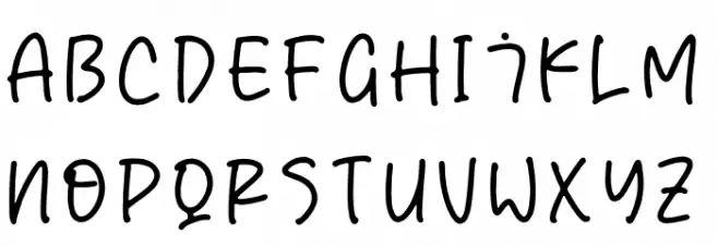 Grainful Notes 字体 大写