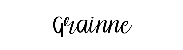 Grainne  Frei Schriftart Herunterladen