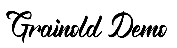 Grainold Demo  Free Fonts Download