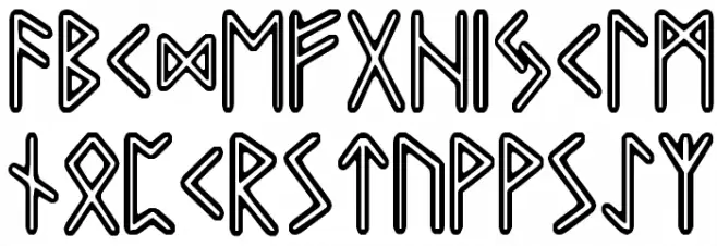 Graip Runic Polices MAJUSCULES