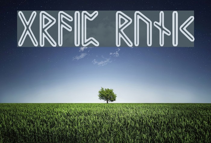 Graip Runic Font examples
