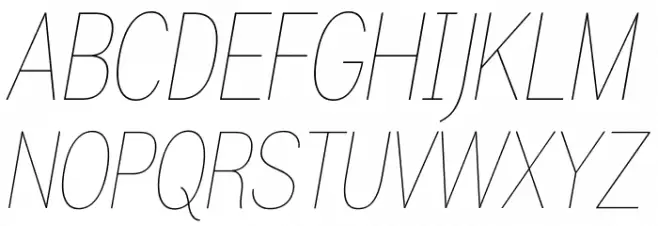 Gram Italic Polices MAJUSCULES