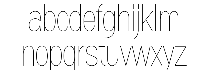 Gram Regular Font LOWERCASE