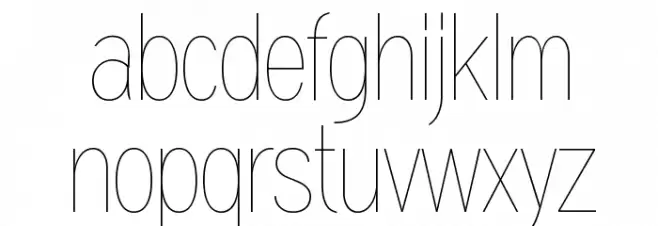 Gram Regular Font LOWERCASE