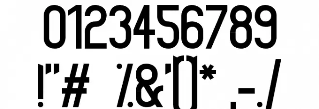 Gram フォント その他の文字