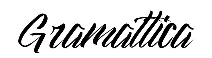Gramattica  フリーフォントのダウンロード