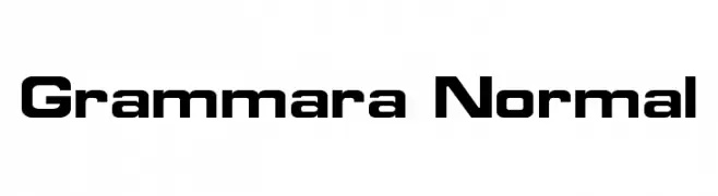 Grammara Normal  Fuentes Gratis Descargar