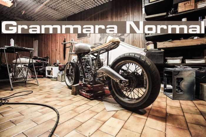 Grammara Normal Font examples