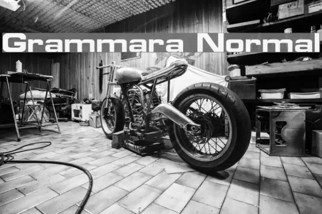 Grammara Normal Шрифта examples