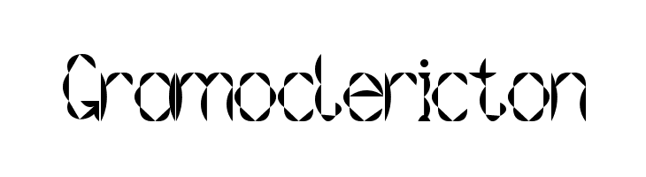 Gramoclericton  font caratteri gratis