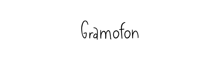 Gramofon  Free Fonts Download